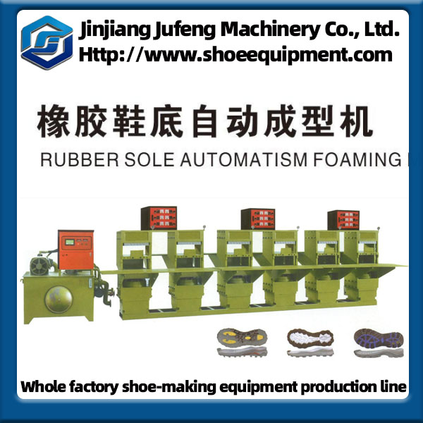 Rubber sole automatism foaming machine